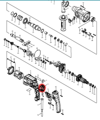 Makita HR 2470 Kömür Yatağı / Yuvası (638500-6)