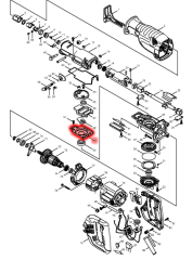 Makita JR 3070 CT Rulman Kapağı - 345489-8