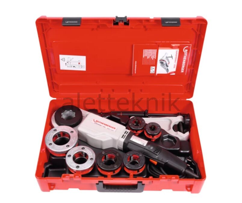 Rothenberger Supertronic 2000 Set BSPT R 1/2''-2''