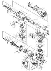 Makita JR3070CT Elektrikli Tilki Kuyruğu ve Yedek Parçaları Dişli